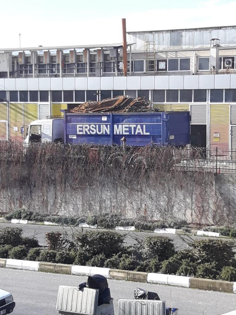 Metal geri dönüşüm saha detayı